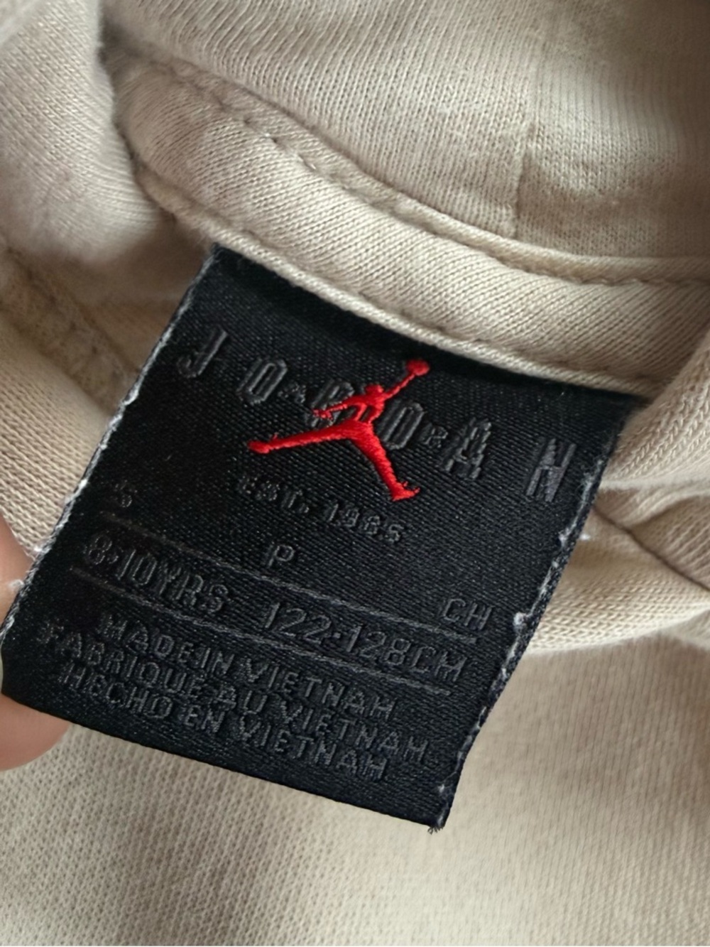 Jordan Kids' Brooklyn Fleece Pullover Hoodie Legend LT Brown Size Small 8/10 - Picture 6 of 6